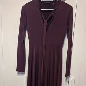 Zara maroon dress